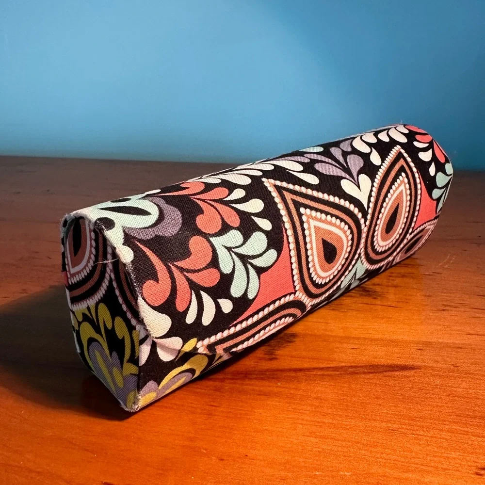 Floral Botanical Paisley Pop Art Vera Bradley Colorful Glasses Case Preppy Happy
